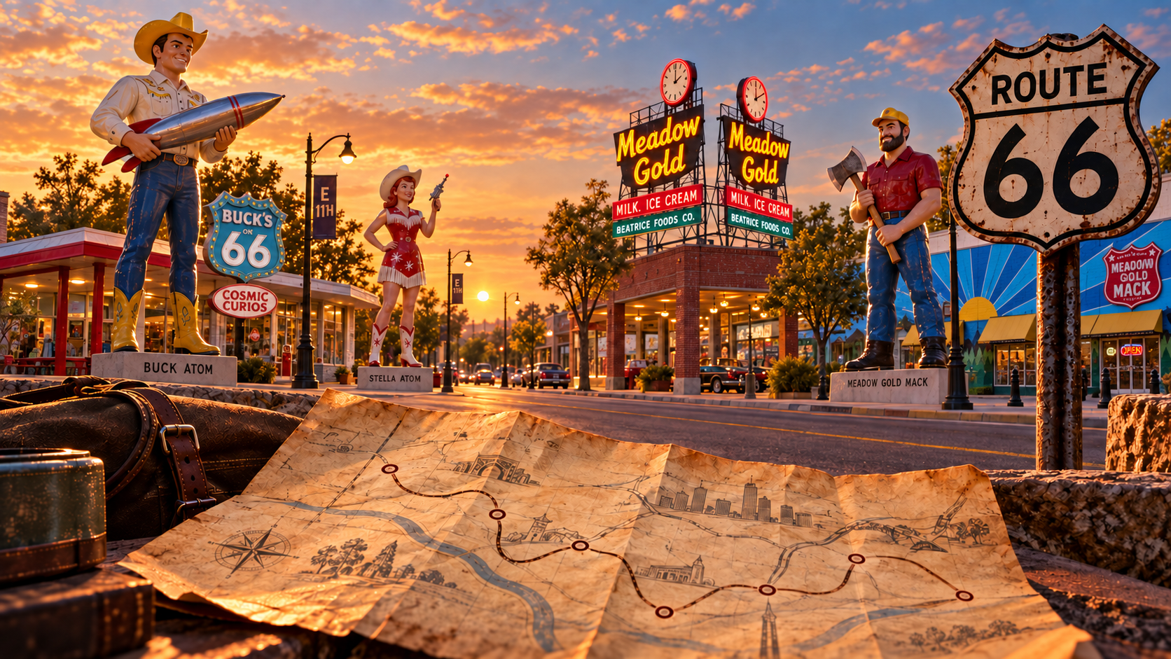 Route 66: The Legend of Cyrus Avery's Hidden Treasure adventure artwork